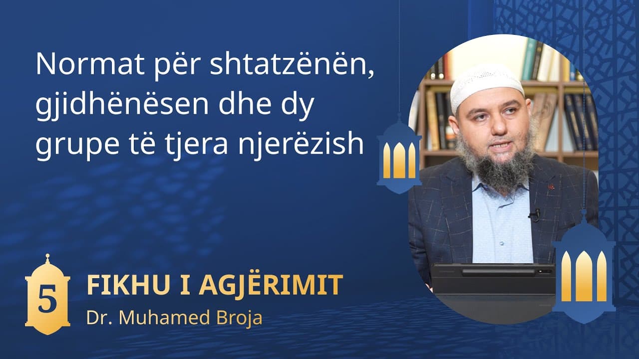 05. Normat për shtatzënën, gjidhënësen dhe dy grupe të tjera njerëzish